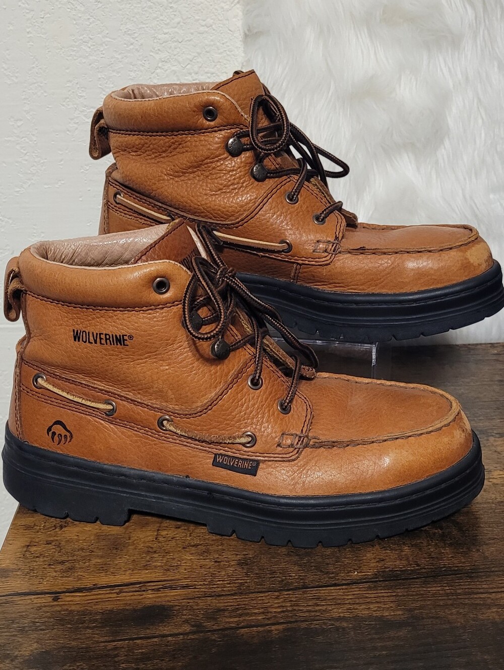 Vintage Wolverine STEEL Toe Boots